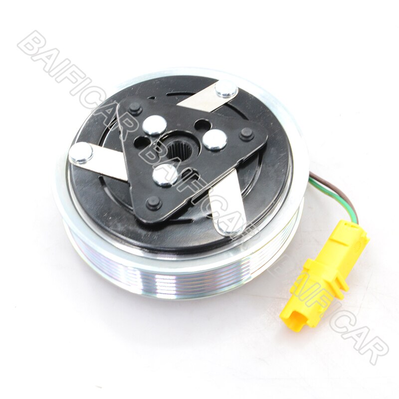 Baificar marki prawdziwej sprężarka klimatyzacji cewka elektromagnesu sprzęgła uchwyt 6453RN dla Peugeot 206 207 307 308 408 Citroen C2