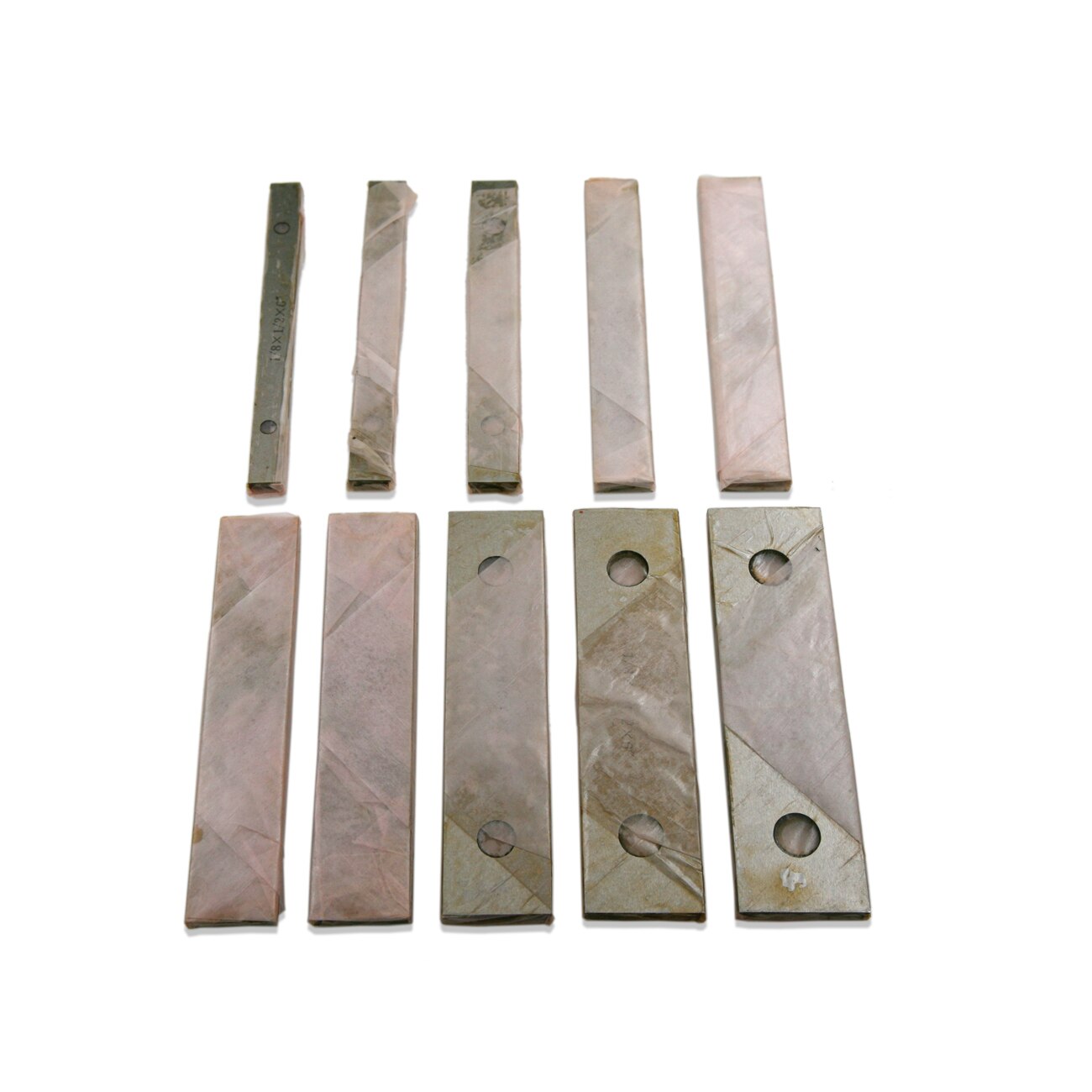 1/8" Steel Parallel Set 10 Pair 0.0002" Hardened 1/8" x 6" Suit Milling Thin