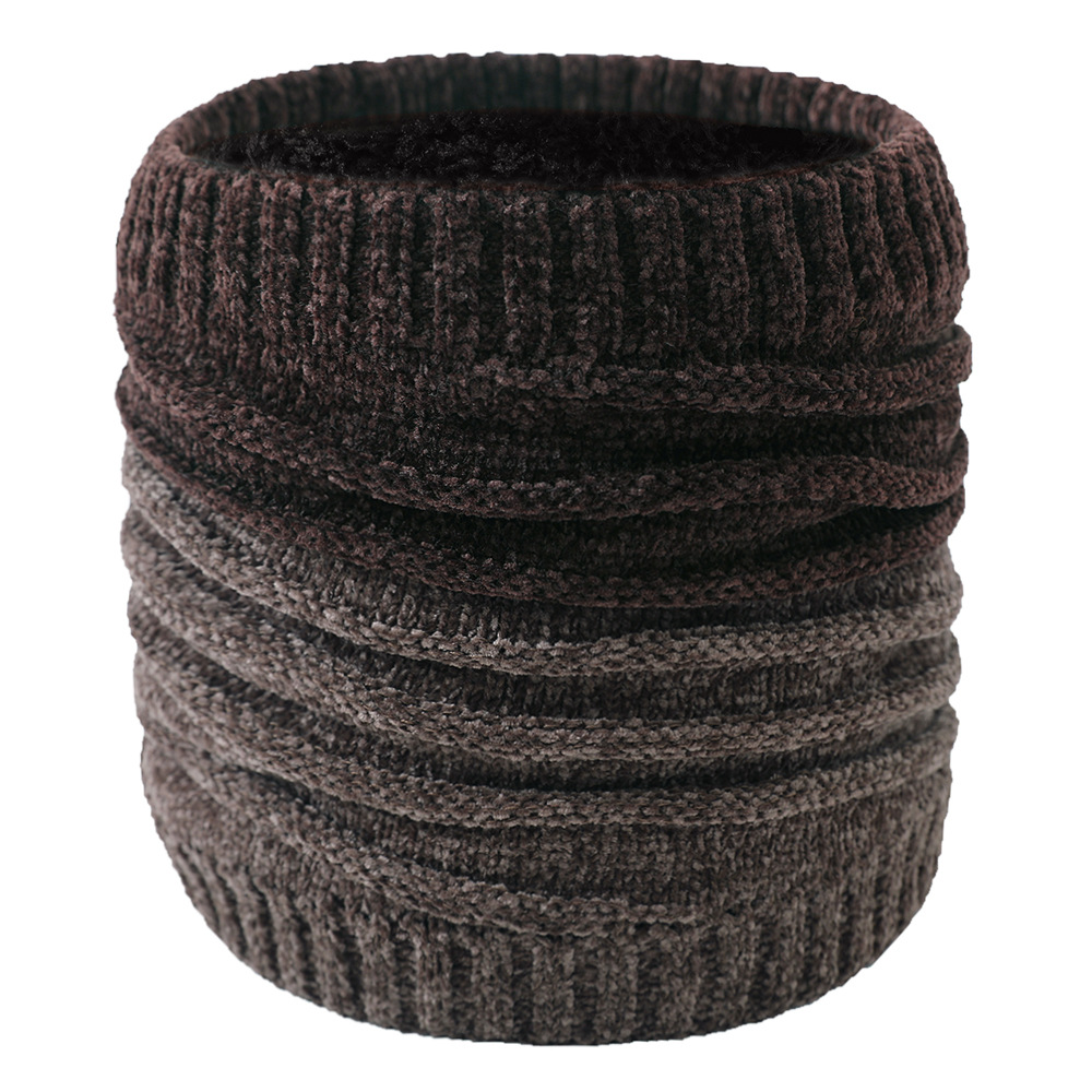 Écharpe en molleton à col pour homme et femme, écharpe à couture coréenne, à simple cercle, pour l&#39;extérieur, hiver: Beige