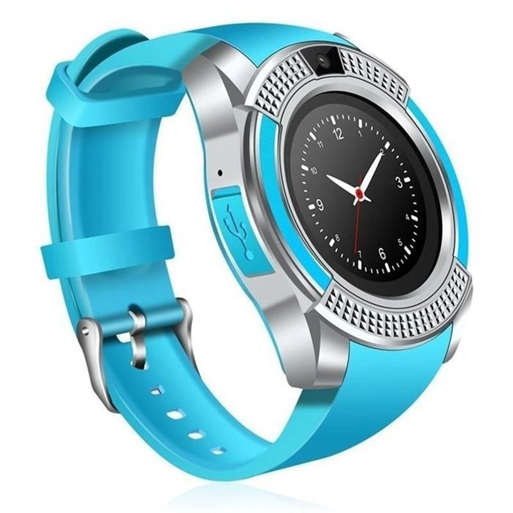 Vandtæt smart ur mænd med kamera bluetooth smartwatch skridttæller pulsmåler sim-kort armbåndsur