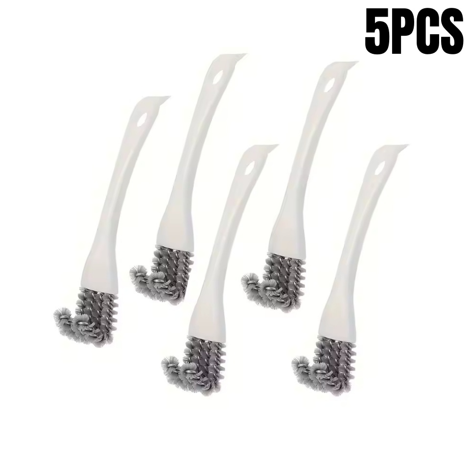 1/3/5 Stuks Bbq Grills Reinigingsborstel Spleet Dode Hoek Fornuis Gootsteen Oven Aanrecht Power decontaminatie Cleaning Tools: Roze