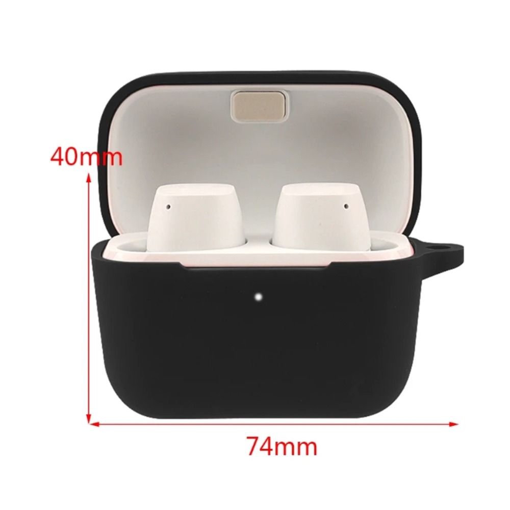 Funda de silicona con gancho para auriculares, funda protectora anticaída, a prueba de polvo y golpes, para SENNHEISER CX True Wireless
