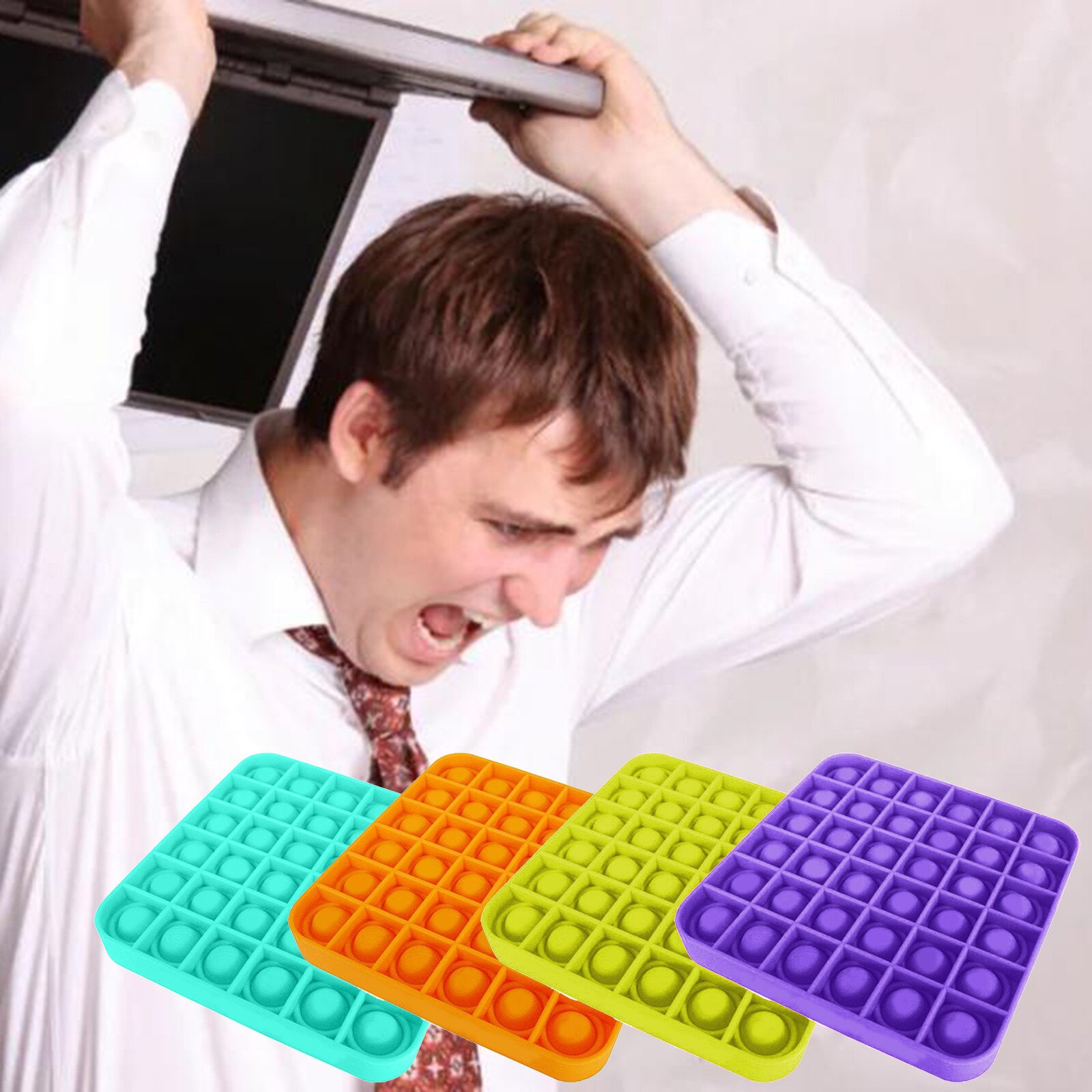 Volwassen Kinderen Antistress Speelgoed Fidget Spinner Popit Speelgoed Push Bubble Fidget Zintuiglijke Speelgoed Bubbel Figet Speelgoed Squishy Антистресс