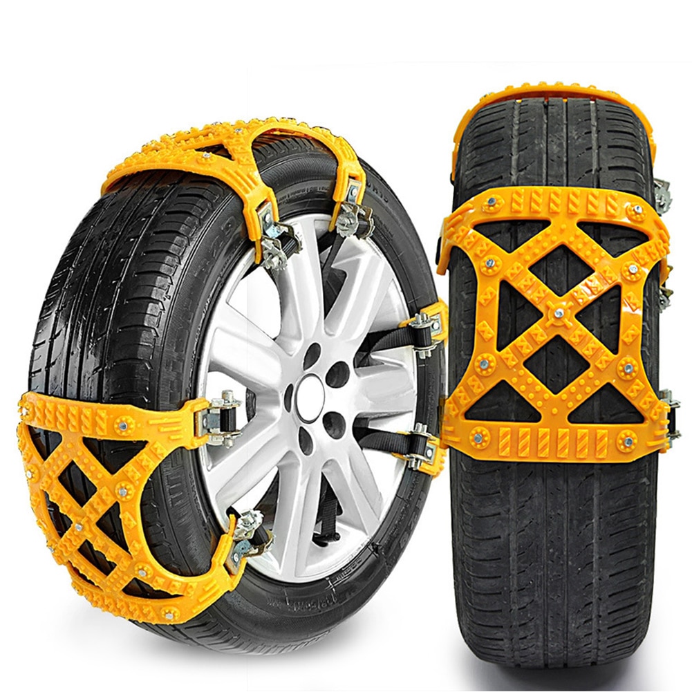 Winter Car Tire Snow Chain Low Temperature And Wear Resistant Universal Snow Chain Suitable For Ice/Snow/Sand/Mud Road