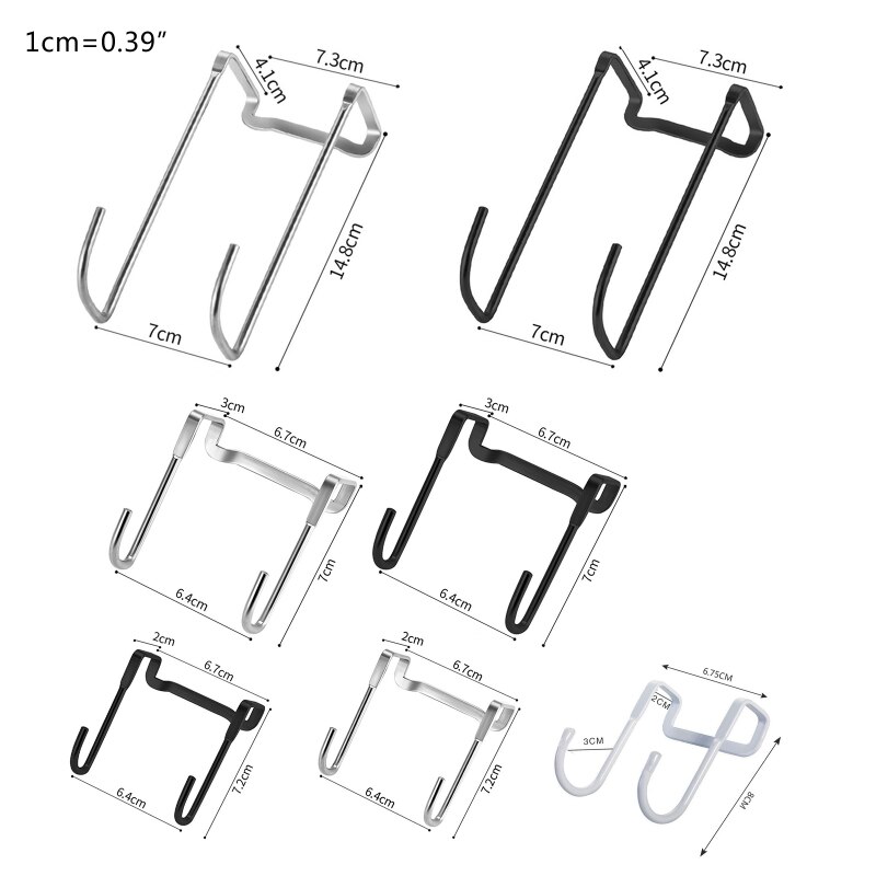 S Shape Hanging Hook Stainless Steel Double S Shaped Storage Hooks