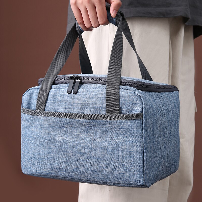 Travel Picnic Essential Insulation Lunch Bag Fresh Fruit Portable Storage Pouch School Office Food Drink Organizer Accessories