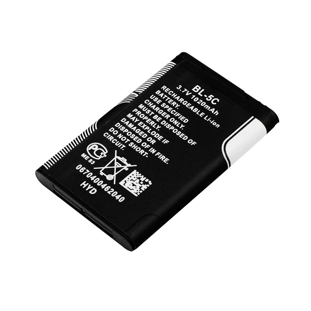 3.7V BL5C 1020mAh Lithium Battery Long Lifespan Cell Phone Batteries