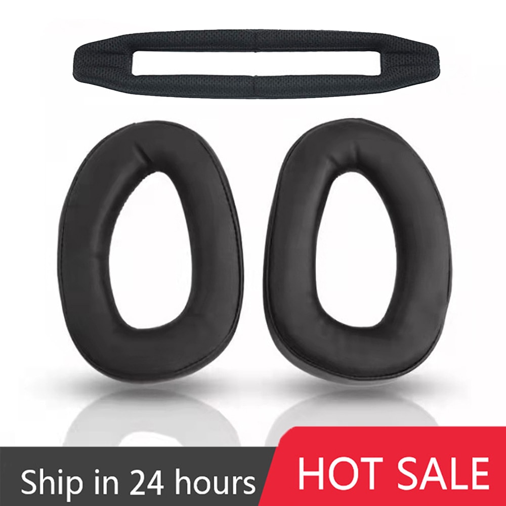 Vervanging Oorkussens Voor Sennheiser Gsp 370 300 301 302 303 350 Gaming Headset, reparatie Oorbeschermer Oorkussen Kussen Hoofdband
