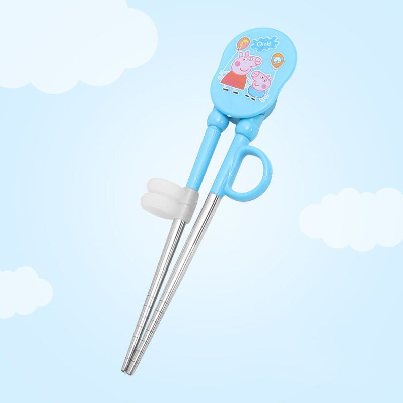 Rvs Training Eetstokjes Leuke Cartoon Training Helper Eetstokjes Voor Kinderen Peuter Te Gebruiken, 1 Paar: LZ