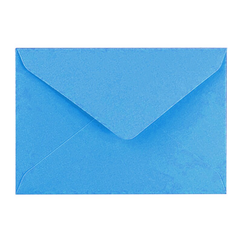 10pcs Blank Greeting Cards with Envelopes Thank You Cards Handmade DIY Blank Envelope Postcards for Birthday Party Inivitation: Blue