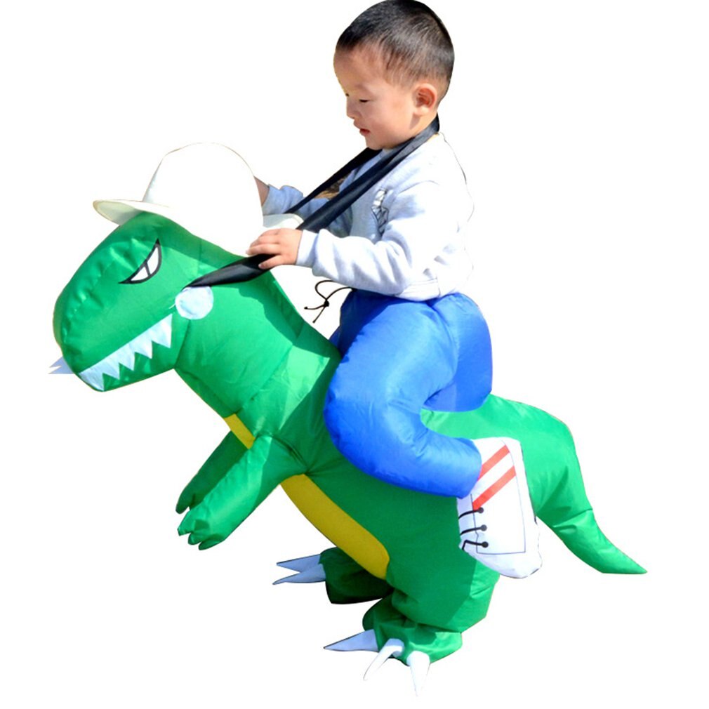 Rit Kostuum Opblaasbare Dinosaurus T-Rex Fancy Dress Kinderen Kids Halloween Kostuum Draak Party Outfit Animal Themed Cosplay Jongen