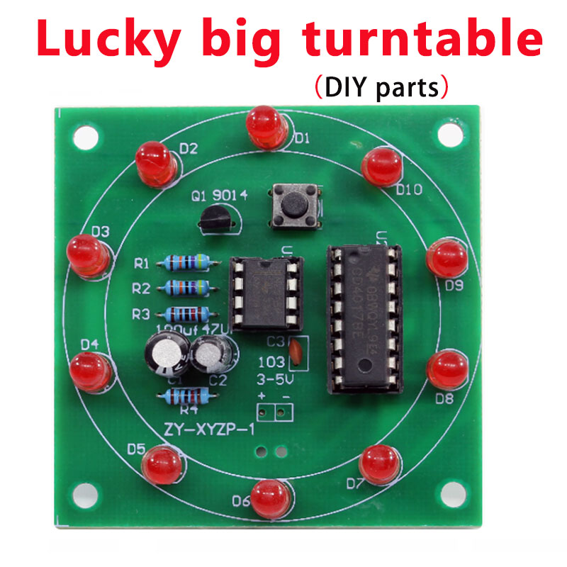 Kit de soudure Kit de production électronique bricolage formation pratique pour novice introduction pratique de soudure enseignement de la carte de circuit imprimé