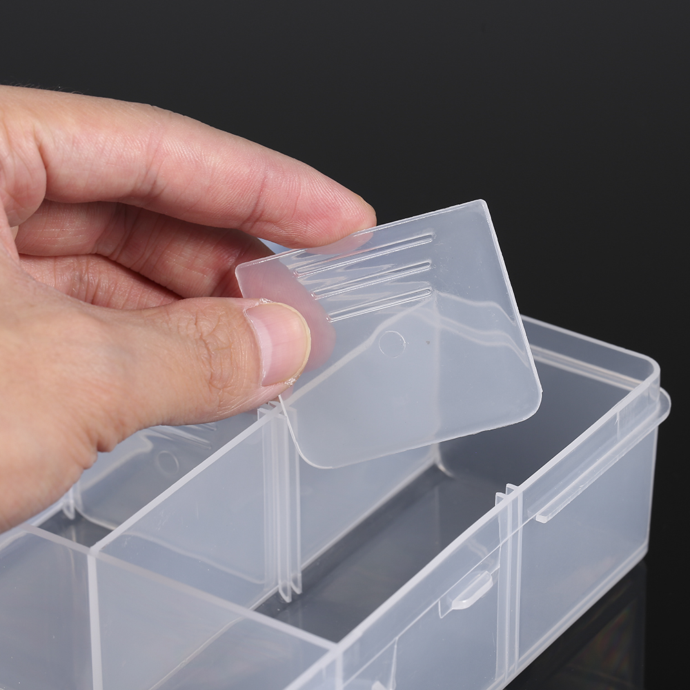 Adjustable Dividers 20 Compartment Slot Plastic Storage Box Organizer Jewelry Tools Electronic Components Container