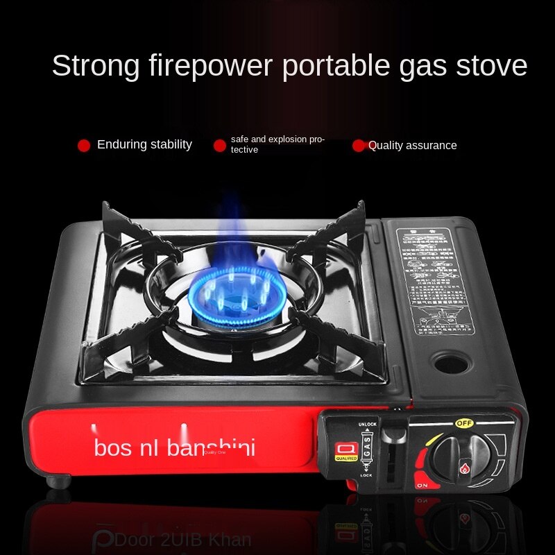 Card furnace outdoor portable wind-proof barbecue stove Camping gas stove gas stove gas stove Cass furnace.