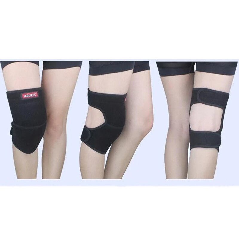 Dans kniebeschermers voetbal hardlopen slip kniebeschermers sport defensieve knieën buiten: Zwart / Ik