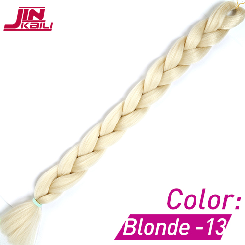 165g Synthetic Braiding Hair Single Ombre Color Glowing For Hair Synthetic Hair Extension Twist Jumbo: P1B/27