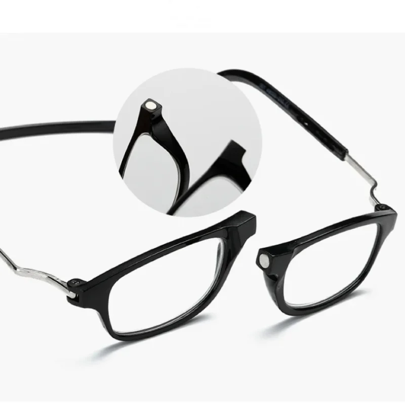 Nuevas gafas de lectura ultraligeras para hombre, gafas de lectura colgantes elásticas para mujer, gafas antifatiga para presbicia, gafas Unise con dioptrías + 1,0 + 4,0