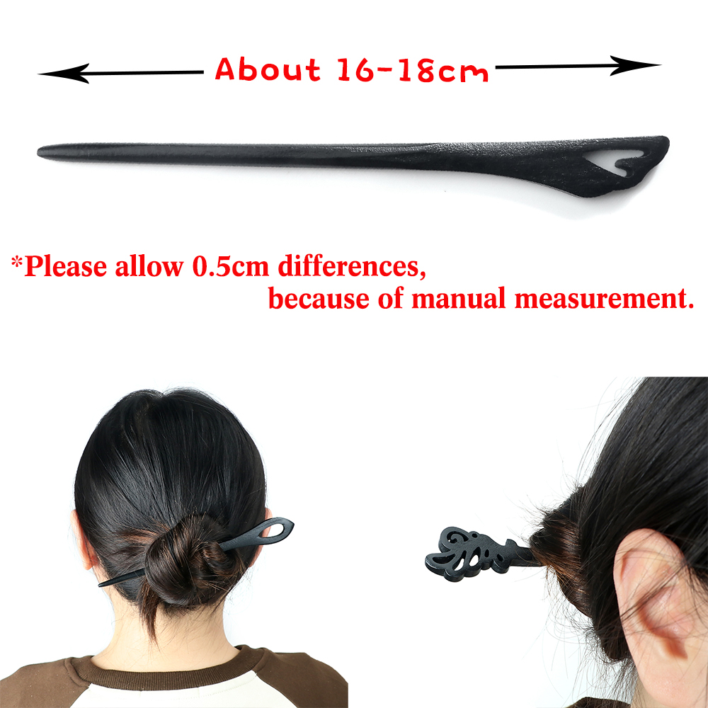 Bâton de cheveux chinois en bois, 16 styles, Hanfu traditionnel, fête, épingle à cheveux en bois sculpté à la main, couvre-chef pour femmes, accessoires de baguettes