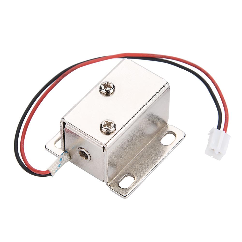 DC12V Electric Lock Shockproof anti-theft Electromagnetic Locks Upturn Fail-secure For Door File Cabinet Storage Shelf