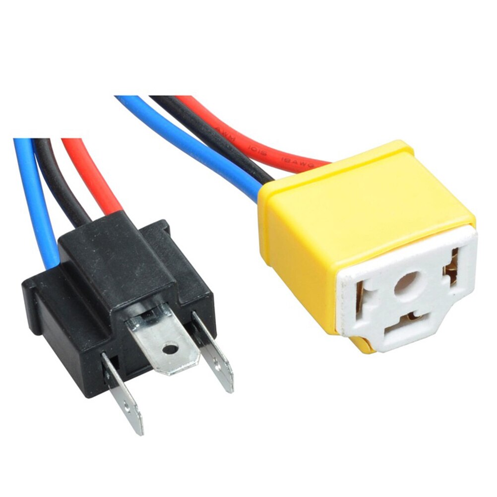 H4 Halogen Wire Harness Car Headlight LED Light Brightness Booster Wiring Harness Kit Headlight Booster Wire For H4 / 9003