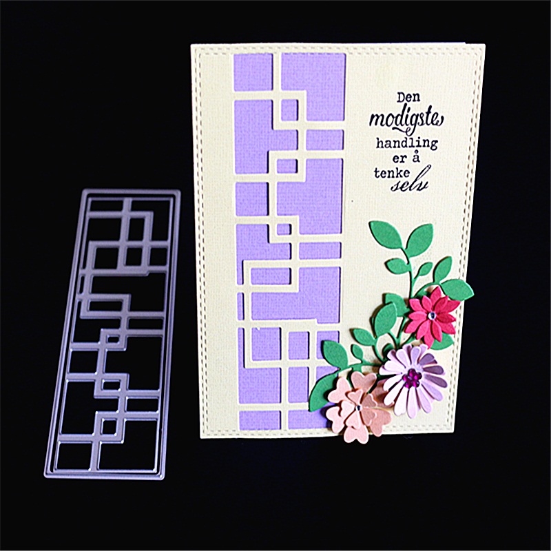 Edge card Cutting Dies For DIY Scrapbooking Birthday Photo Album Decorative Embossing DIY Paper Cards.: Cutting Dies-012