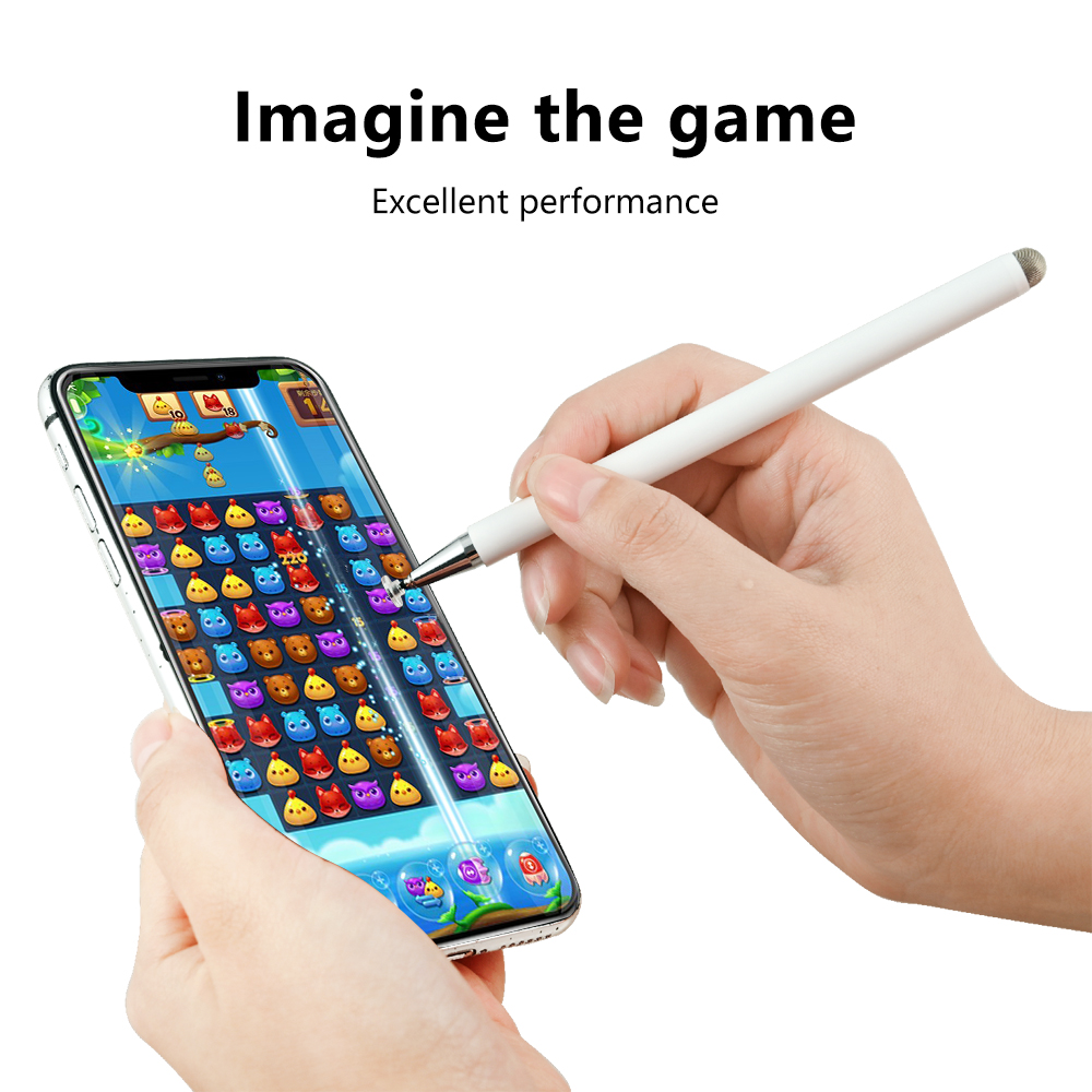 2 In 1 Capacitive Stylus Touch Screen Pen Writing Drawing Tablet Stylus Pens for Tablet PC IOS Android Mobile Phone