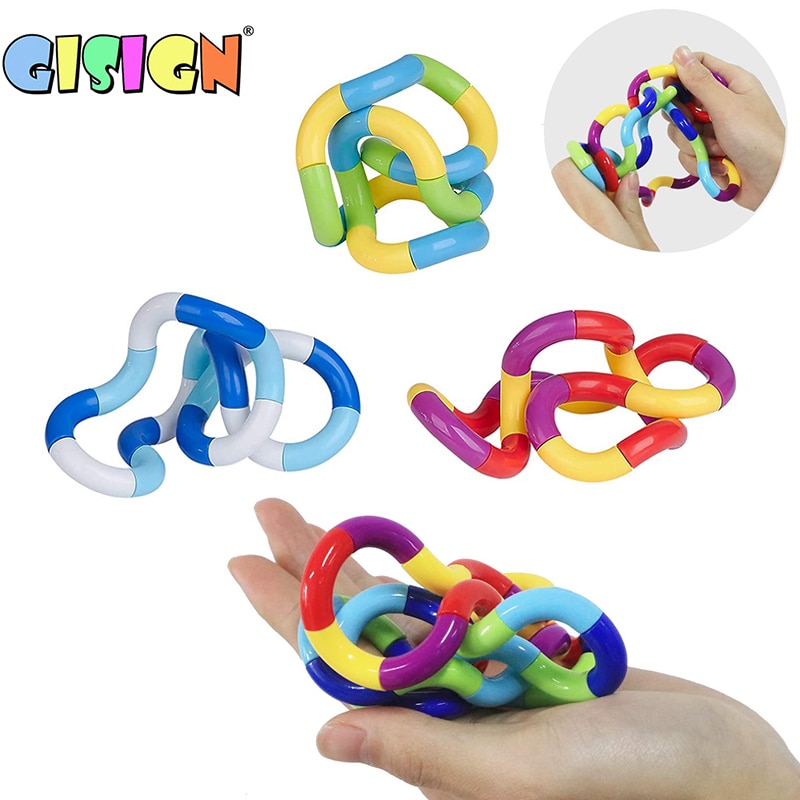 Colorful Roller Twist Fidget Toys Anti Stress Adult Brain Relax Simple Dimple Child Rope For Stress Kids Antistress Focus Toy