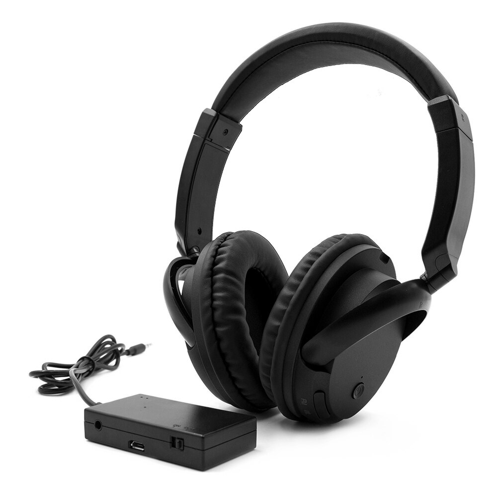 FM Wireless Headphones Over-Ear Music Earphones AUX Transmitter 3.5mm Wired Headset w/ Mic FM Radio for TV PC Phones MP3 Player: Default Title