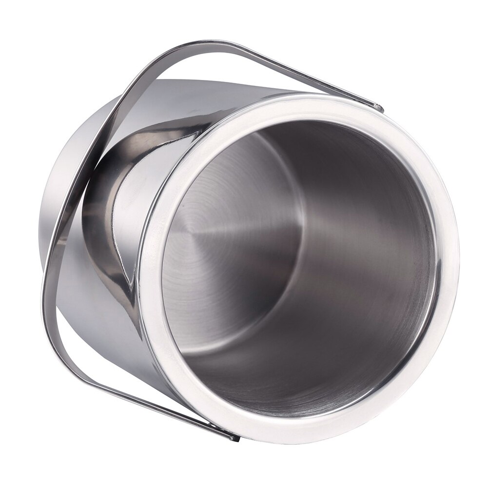 1300ml Stainless Steel Ice Cube Container Double-Walled Ice Bucket ice container with tongs lid Clamp Heat Isolation Bar Tools