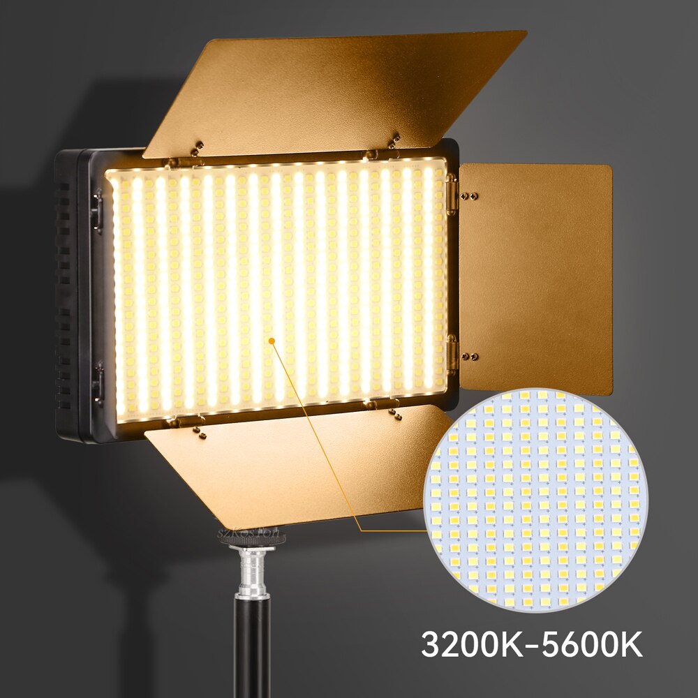 Led Bi-Kleur Photo Studio Light Video Verlichting Opname Fotografie Panel Lamp Met Statief Afstandsbediening Voor Youbute Live streamen