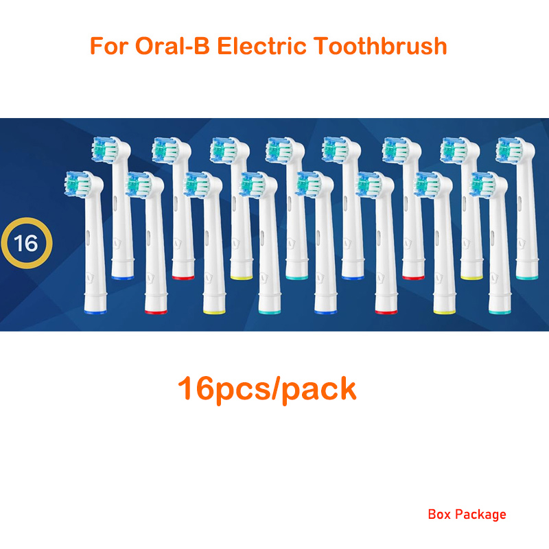 Replacement Toothbrush Heads For Oral-B Braun Electric Precision Clean Brush Heads Refill for 7000/Pro 1000/9600/ 5000/3000/8000: Orange