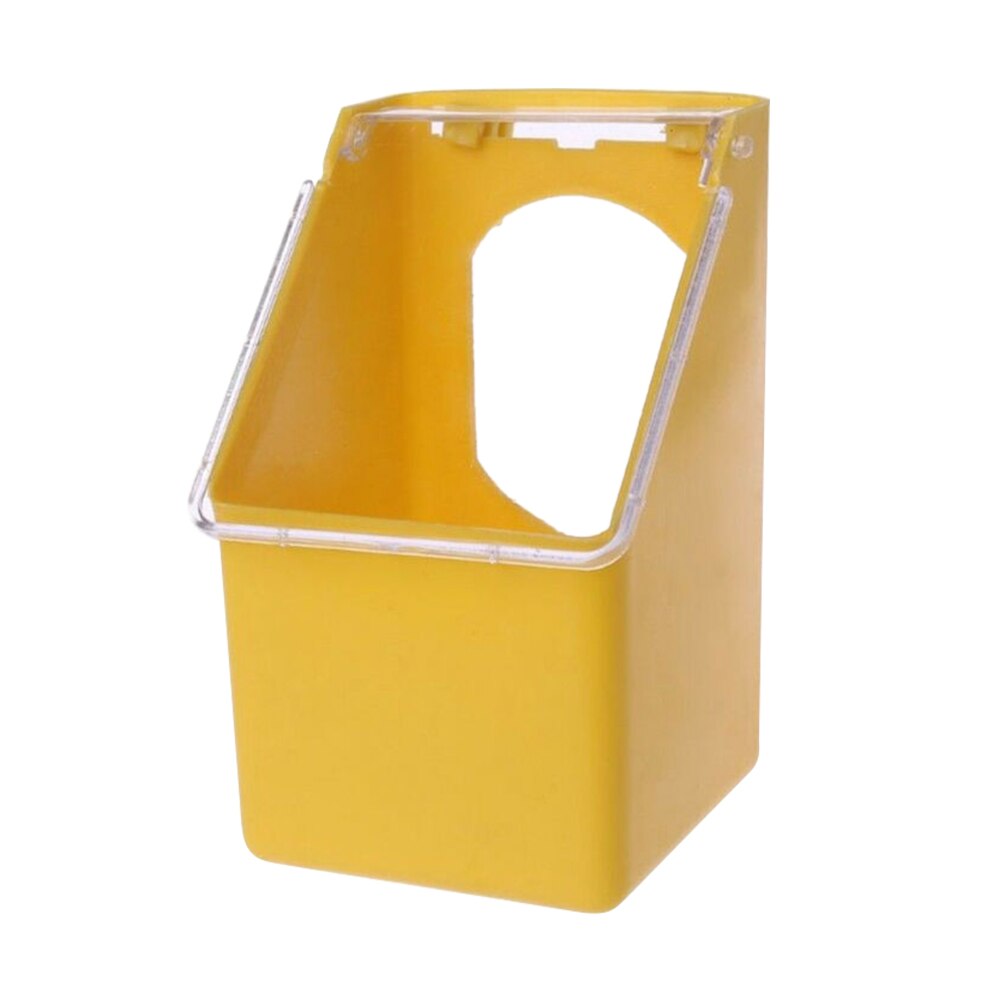 Pigeons Water Feeder Parrot Hanging Drinker Pot Bird Cage Water Dispenser Food Container Budgie Cockatiel Pet Supplies#15: Orange