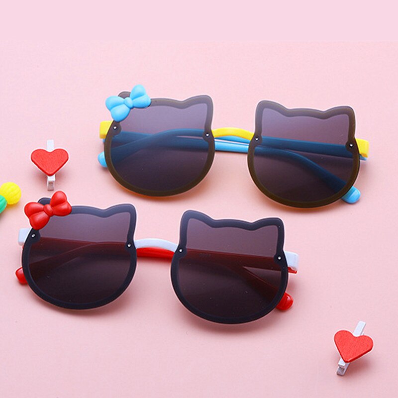Gafas de sol de para niños y niñas, lentes de ojo de gato, UV400, anteojos bonitos, gafas de sol de conductor,