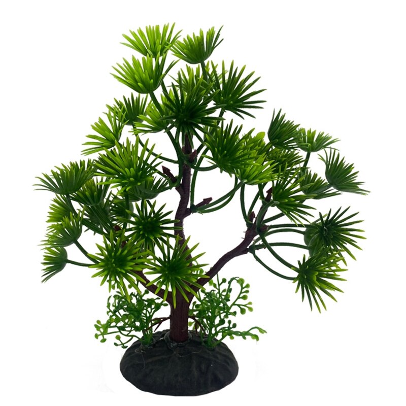Aquarium Plastic Planten Realistische Kleine Boom Kunstplanten Decoraties Voor Fish Tank Niet Giftig Veilig Voor Alle Vis: T509