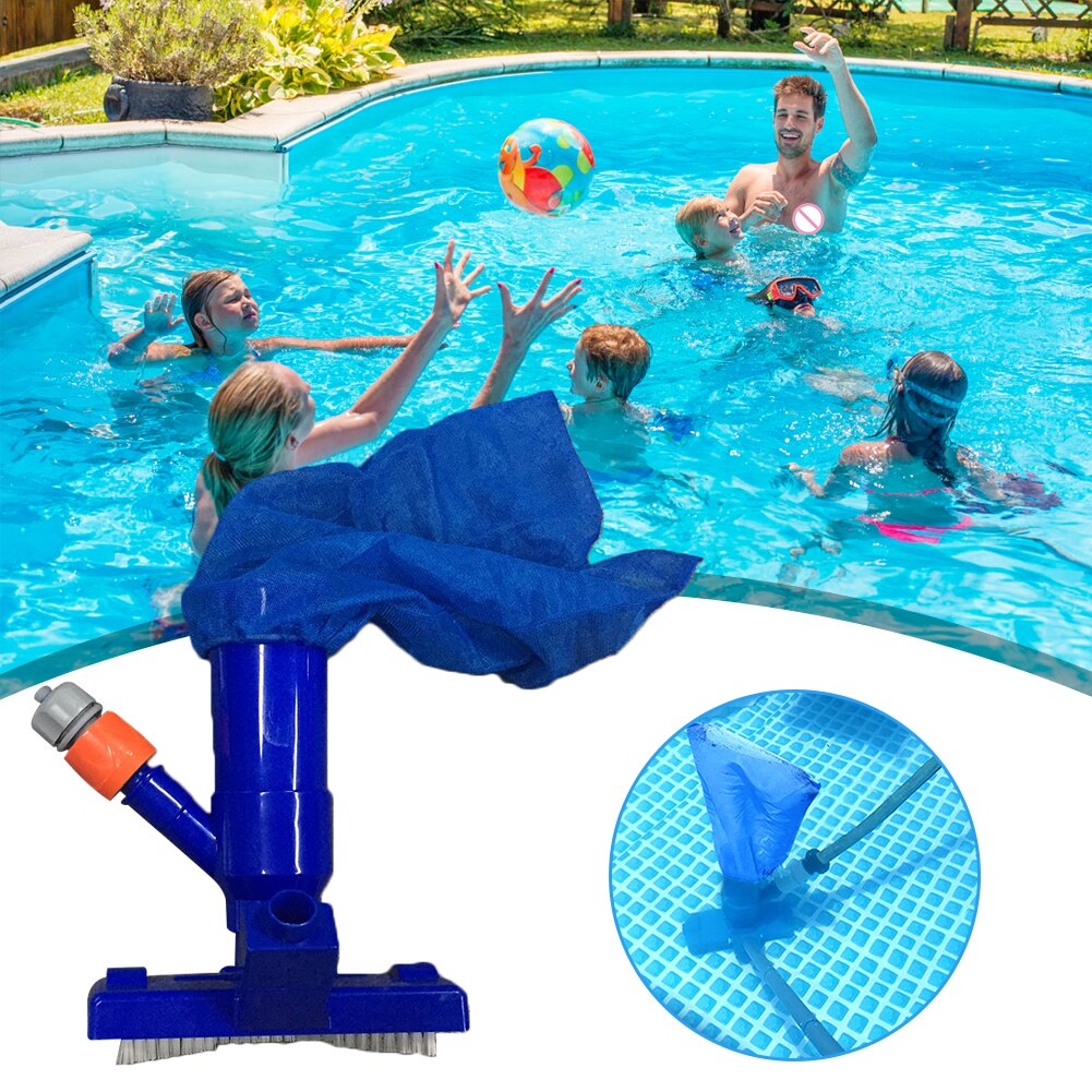 Swimming Pool Vacuum Cleaner EU/US Plug Suction Head Pond Fountain SPA Cleaner Brush with handle Cleaning Disinfect Tools