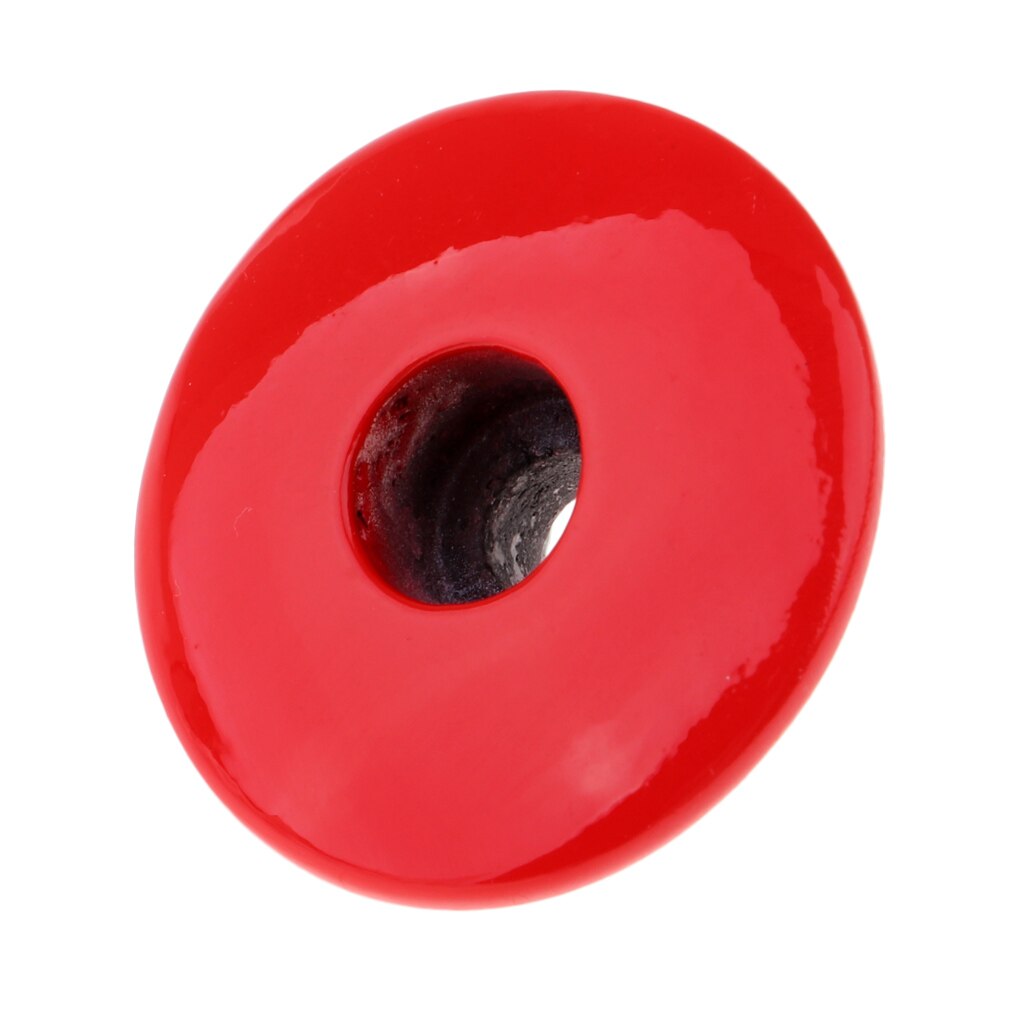 Fiets Fiets Mtb Carbon Fiber Stem Top Cap Cover Headset Universele: Rood