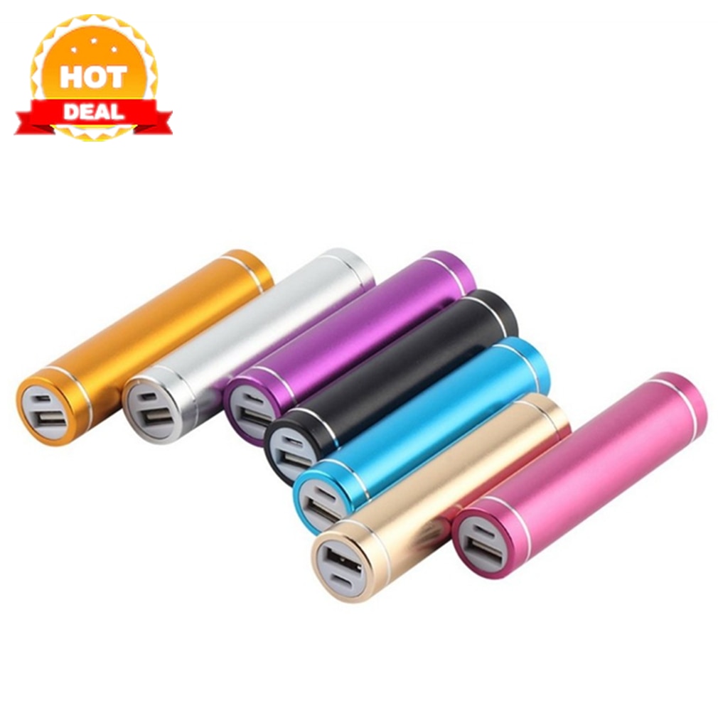 1pc DIY Powerbank Case power bank shell Portable USB Mobile Power Bank Charger Box 18650 Battery Case