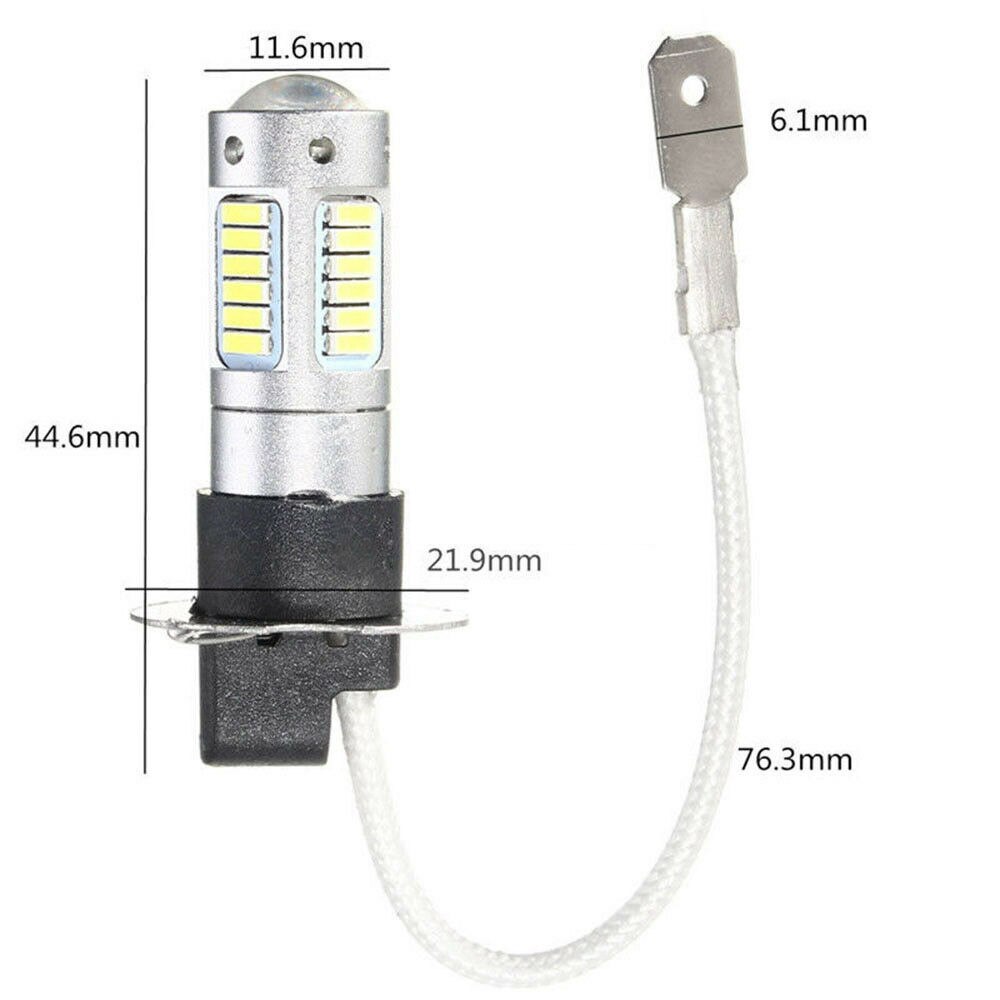 25w mistlampen 4014 led lamp accessoires auto auto wit 1100lm h3 lampen