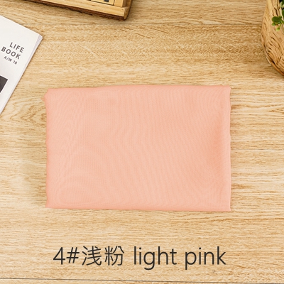 Billigt stof tyndt sommer solid chiffon til syning kjole foring kan se dog  tj0201: 4