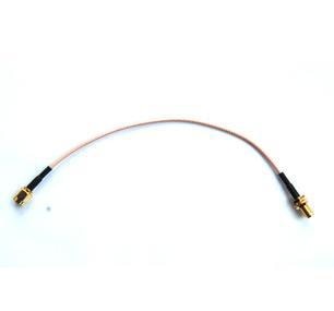 2 stks/partij Antenne verlengkabel/antenne kabel/dubbele hoofd kabel/draad lengte 20 CM