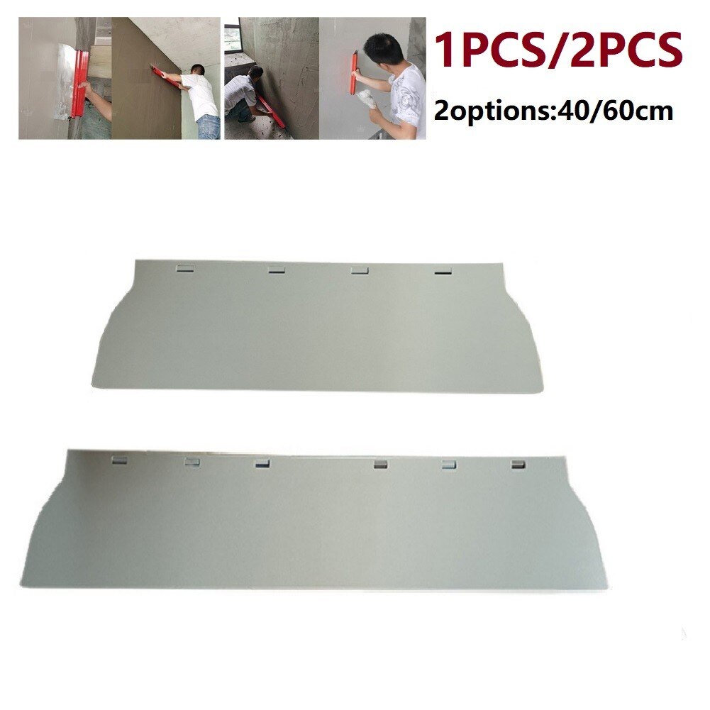 40/60cm Drywall Smoothing Tool Stainless Steel Putty Kn-ife Painting Finishing Skimming Blades Wall Plastering Tools