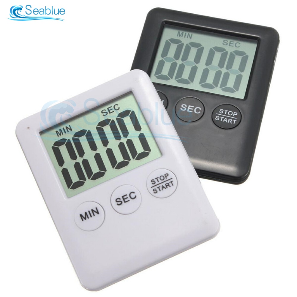 Minuterie de cuisine électronique numérique, minuterie électronique multifonction, chronomètre, affichage LCD, Mini pour les exercices sportifs, la pâtisserie et la cuisine