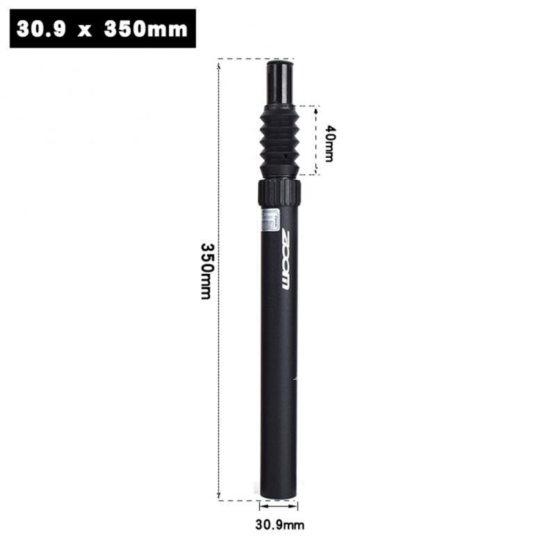 ZOOM-tija de sillín antichoque para bicicleta de montaña, ajustable, suavidad y resistencia, amortiguador: 30.9X350mm