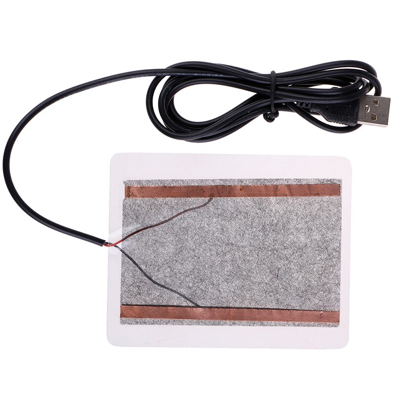 10*4cm draagbare usb-warmers, verwarmingsplaten voor in de winter, voor muismatten, schoenen, golfplaten, elektrische verwarmingsmatten