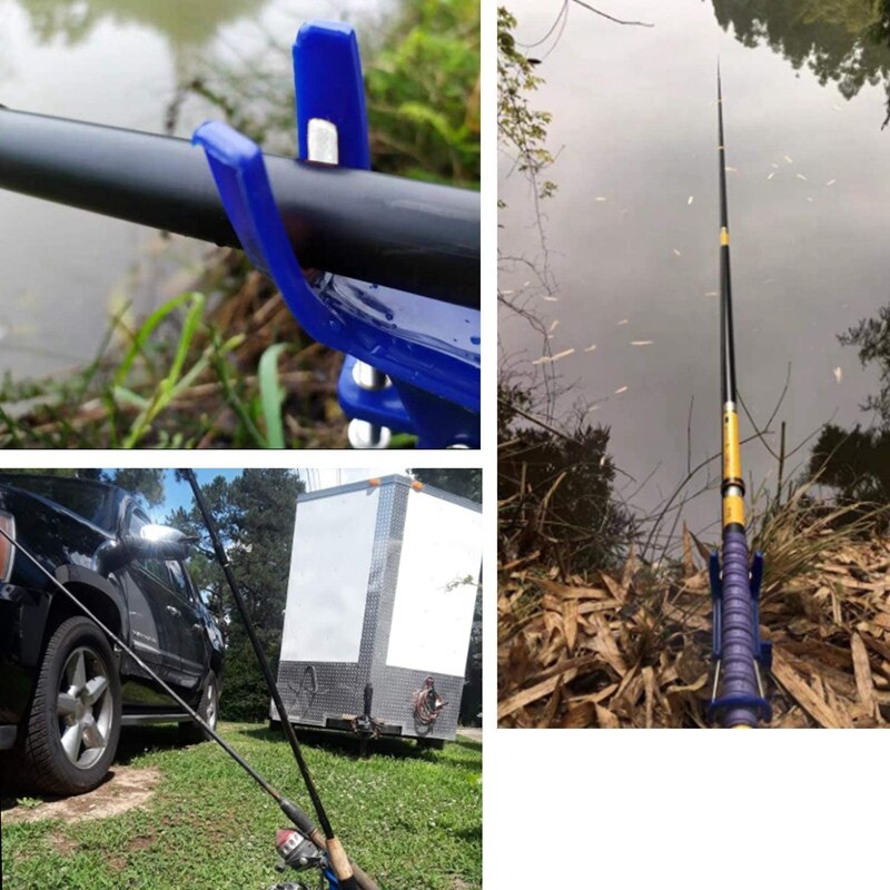 Rod Holders for Fishing,Fish Pole Holder Ground Fish Turret Support Rod Supplies Fishing Rod Folding Bracket for Beach