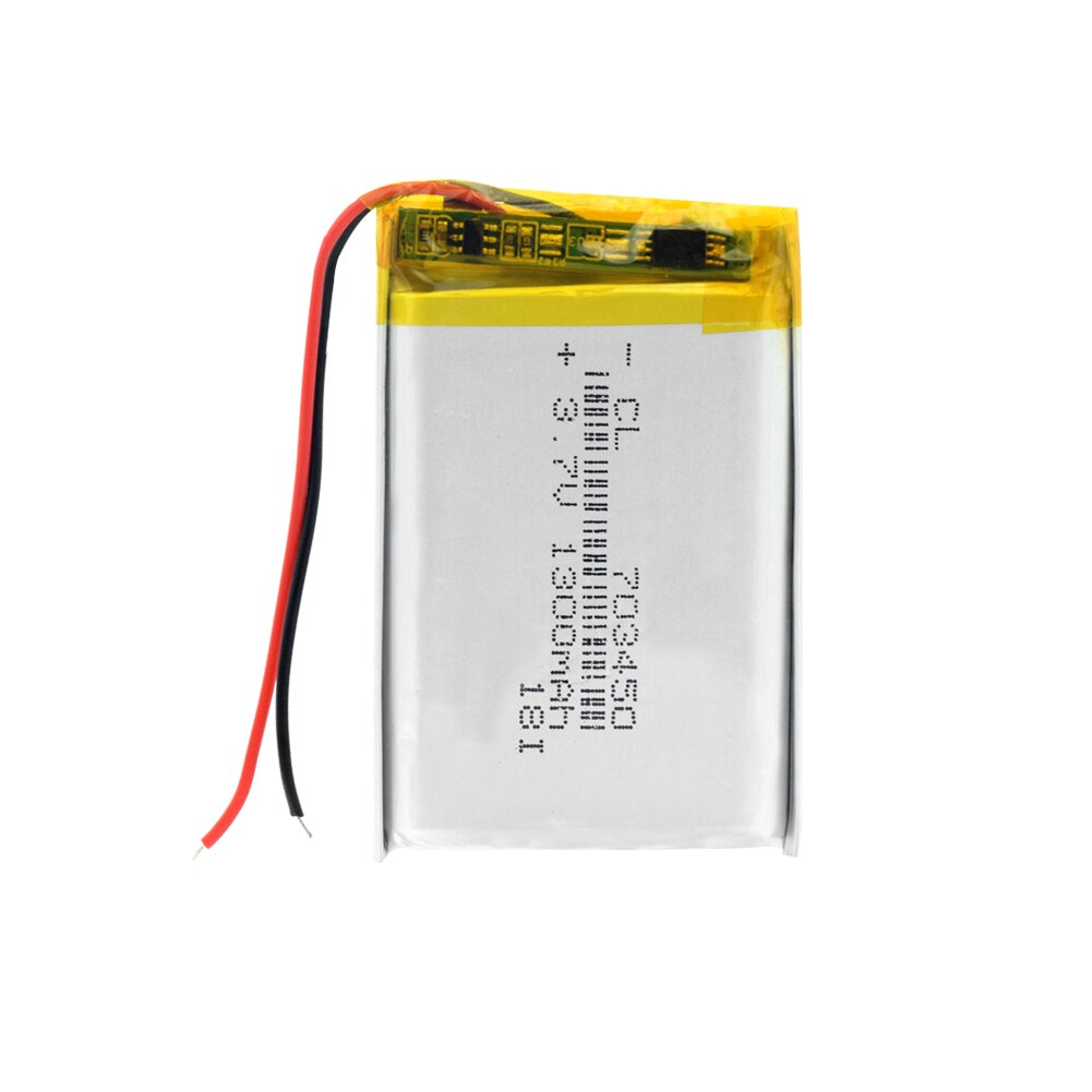 3.7V lithium polymère batterie 703450 1300MAH Rechargeable Li-ion cellules avec carte PCB pour DVD MP3 MP4 MP5 GPS Bluetooth haut-parleur tablette: 1Pc