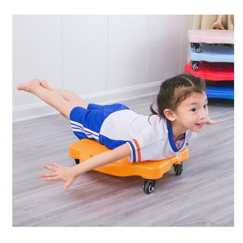 Børn børn scooter skateboard 4 hjul balance legetøj indendørs udendørs sportsspil sanselegetøj til særlige behov adhd autisme