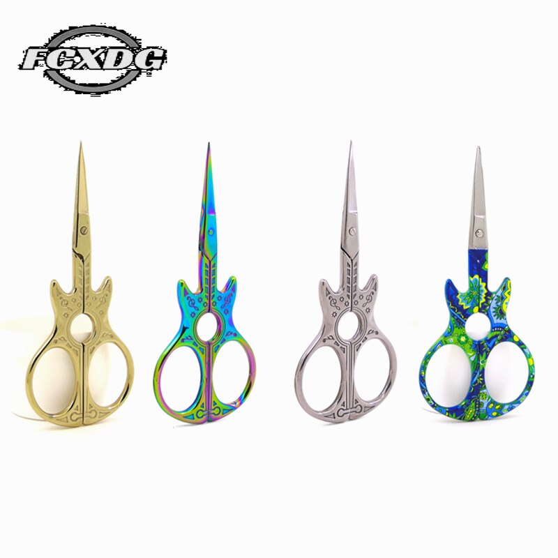 Antique Embroidery and Sewing Scissors Suppliers Stainless Steel Scissors European Style Gold Mini Stork Fabric Cissors