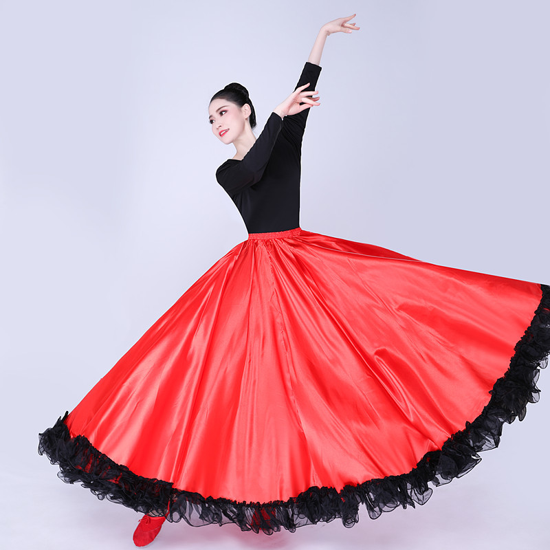 15 Kleuren Vrouwen Spaanse Flamenco Rok (Geen Kett... - Vicedeal