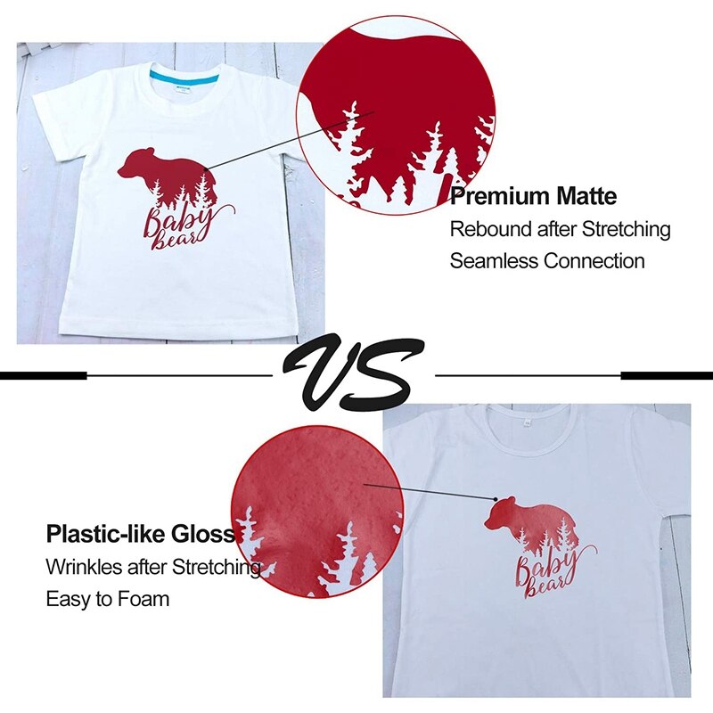 HTV Thermal Transfer Vinyl Package: 34 Packs 30.48 cm x 25.4 cm Sheets, DIY Ironing Fabric, T-Shirt Press